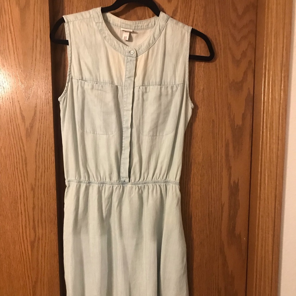 Jean Tank Top Midi Dress